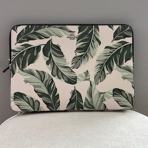 Coach Laptop Sleeve: Banana Leaves Print